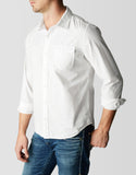 SOLID SINGLE POCKET MENS SHIRT