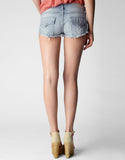 JOEY LOW RISE DENIM CUT OFF WOMENS SHORT